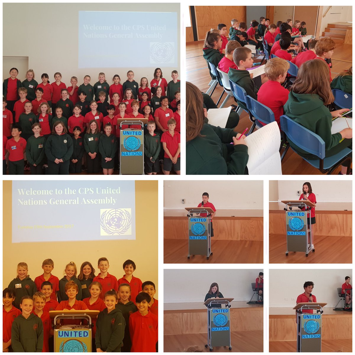 So proud of our Yr 4s who ran their own UN General Assembly to discuss Children's Rights #Education  #UnitedNations #proudteacher #Learning