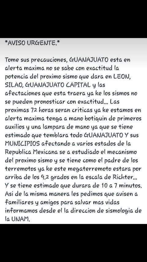 lezlyglez11's tweet photo. Se difunde este tipo de informacion ¿verdad o falso?@lopezdoriga https://t.co/OnEMWI8Ntb