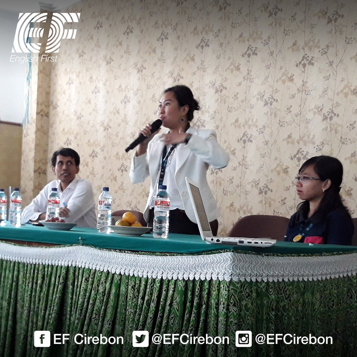 EFCirebon's tweet photo. Thank you IAIN Jurusan Tadris Matematika for having EF Cirebon today https://t.co/2WoohAL27W