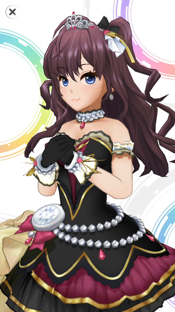 華月 Pa Twitter デレステ新衣装のディープスカイ ブレイズ ご査収ください 目立った特徴としては時計の針の位置かな