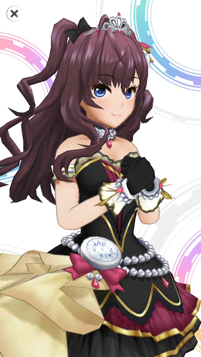 華月 Pa Twitter デレステ新衣装のディープスカイ ブレイズ ご査収ください 目立った特徴としては時計の針の位置かな