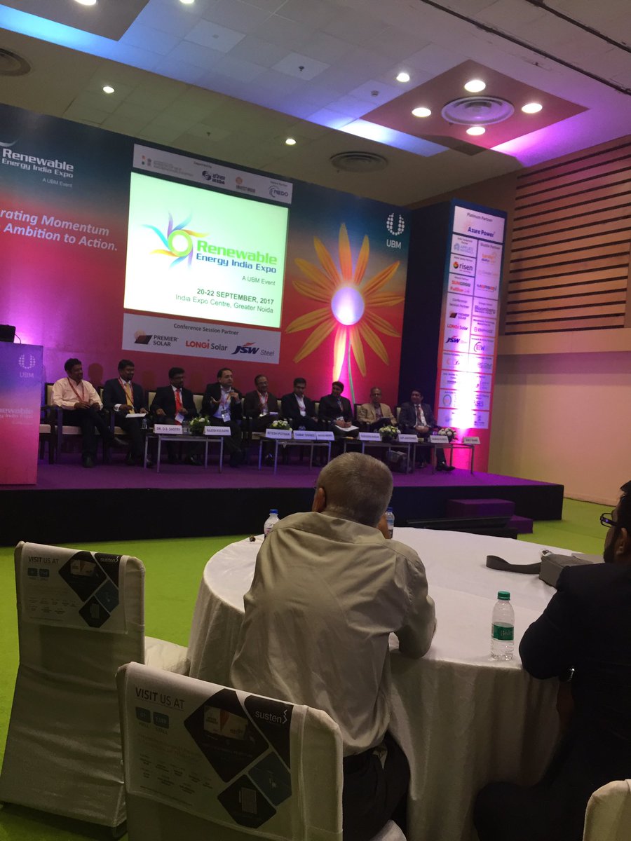 REIndiaExpo's tweet image. #ConferenceSession #speaker @TheJSWGroup @longi_solar @Premier_Solar @mnreindia #renewableenergy @REInvestIndia @REIndiaExpo