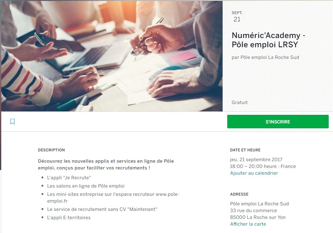 MickaelRizzi's tweet photo. #NumericAcademy La Roche c'est demain! Inscription encore possible: 
https://t.co/8wRRRAU3DE
@poleemploi_PDL #AvecPoleEmploi #EmploiStore https://t.co/6Mas4dRQML