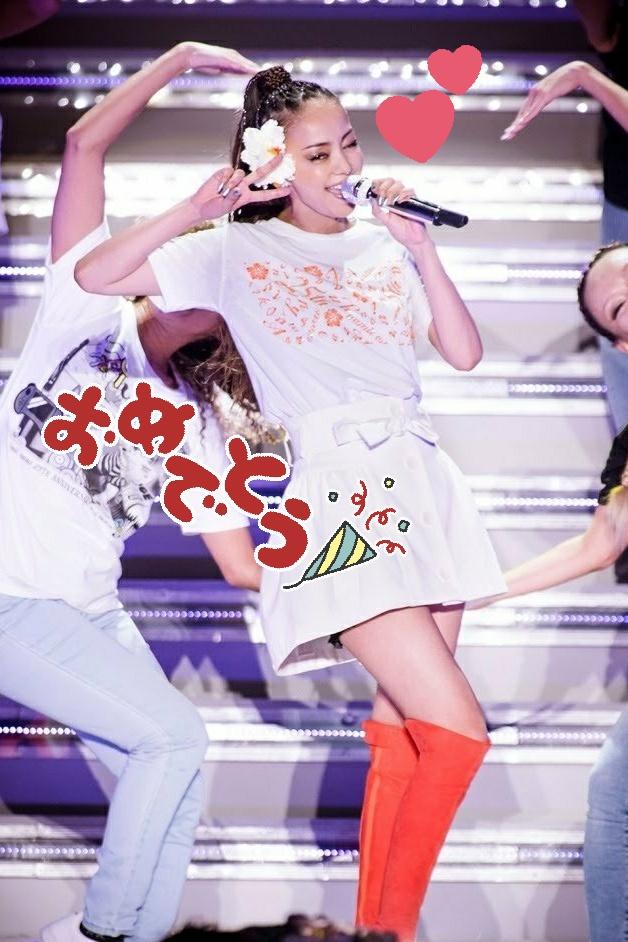  namie  amuro        happy  birthday                          