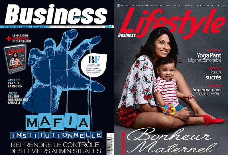BusinessMag_Mu's tweet photo. En couverture de notre nouveau numéro et du supplément #Lifestyle. Bonne lecture ! #BusinessMagazine #Mauritius https://t.co/pDCVTudrrx