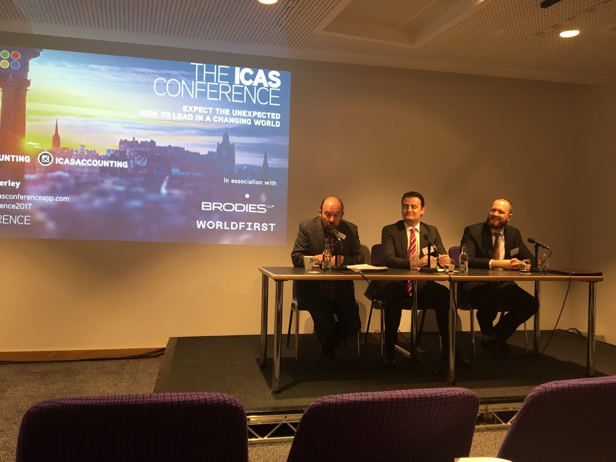 CaroleLeslie's tweet image. #icasconference Govt #brexit chaos leading to Corbyn gov being real possibility says Sir Brian Souter