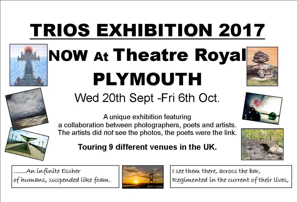 Trios2017's tweet photo. Not to be missed! @PlymouthHerald @TRPlymouth @Devon_Hour @DevonLife @DevonLiveNews @itvwestcountry @BBCSpotlight https://t.co/lb6LhSawsc