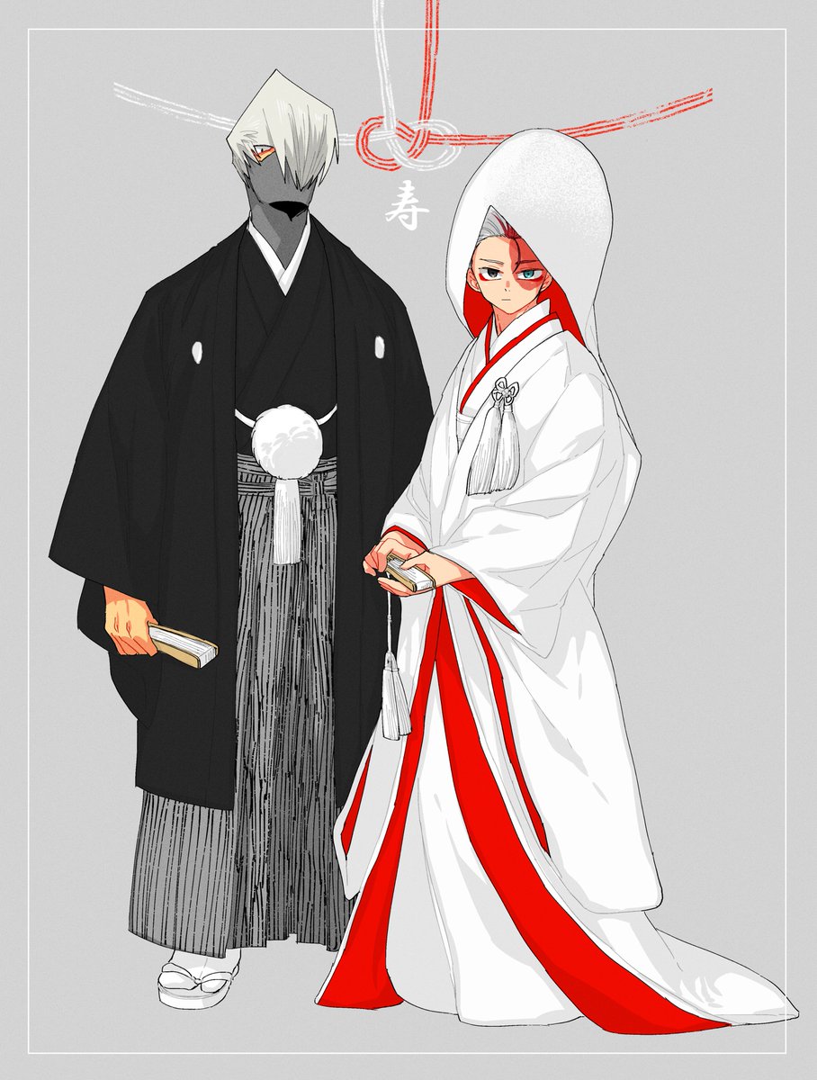和装婚のモデルをすることになり撮影してたら敵襲に遭い衣装のまま応戦する成人済の障轟(テンショー) 