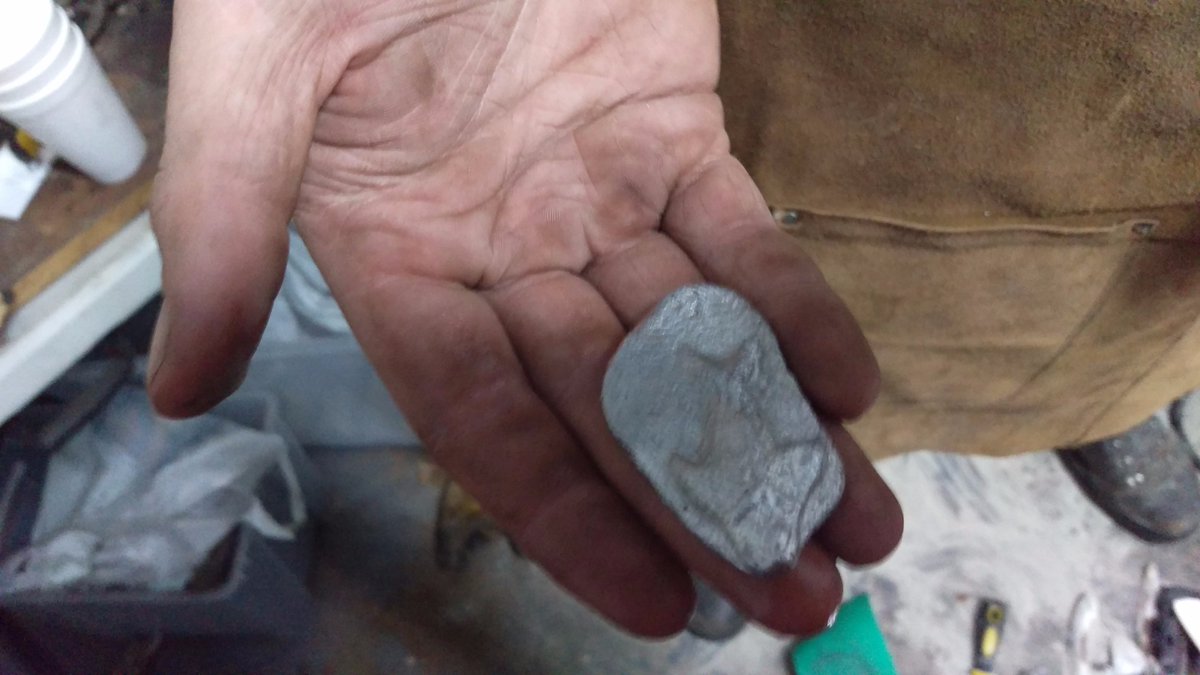 SmithInScotland's tweet photo. Another picture of a cuttlefish cast - this one was only a tryout but produced a super rare, perfectly burned out carving. https://t.co/jBt4H5AIrp