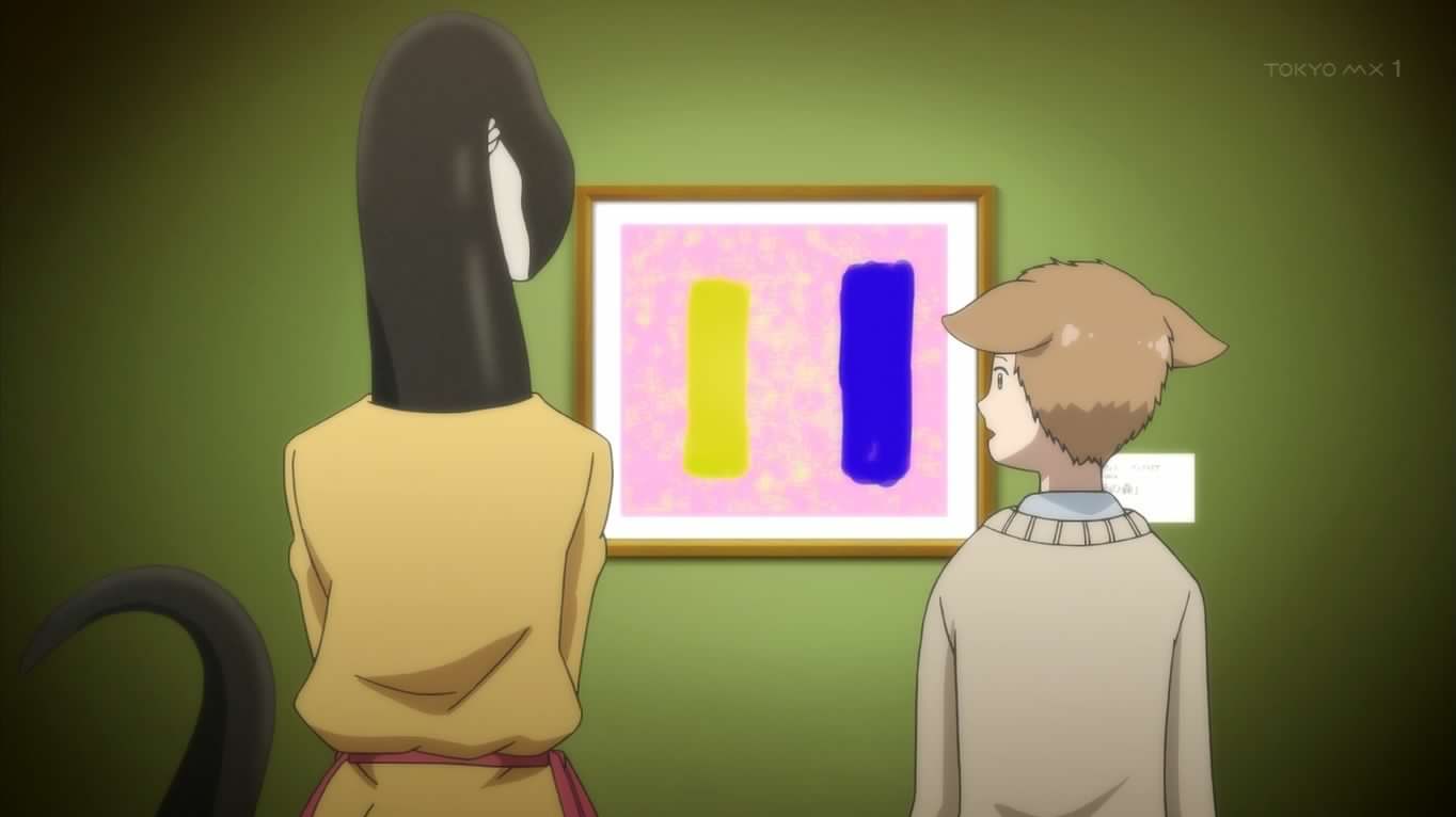 Aranime セントールの悩み 10話 デートに美術館を選んだ場合 南極人の尾行が常時 公安 憲兵 内閣調査室 Cia Fbs って何の情報戦争だよ 確かに現代アートって難しい 美術史の変遷を語っていたけど そういう部分でもやっぱり社会派 教養