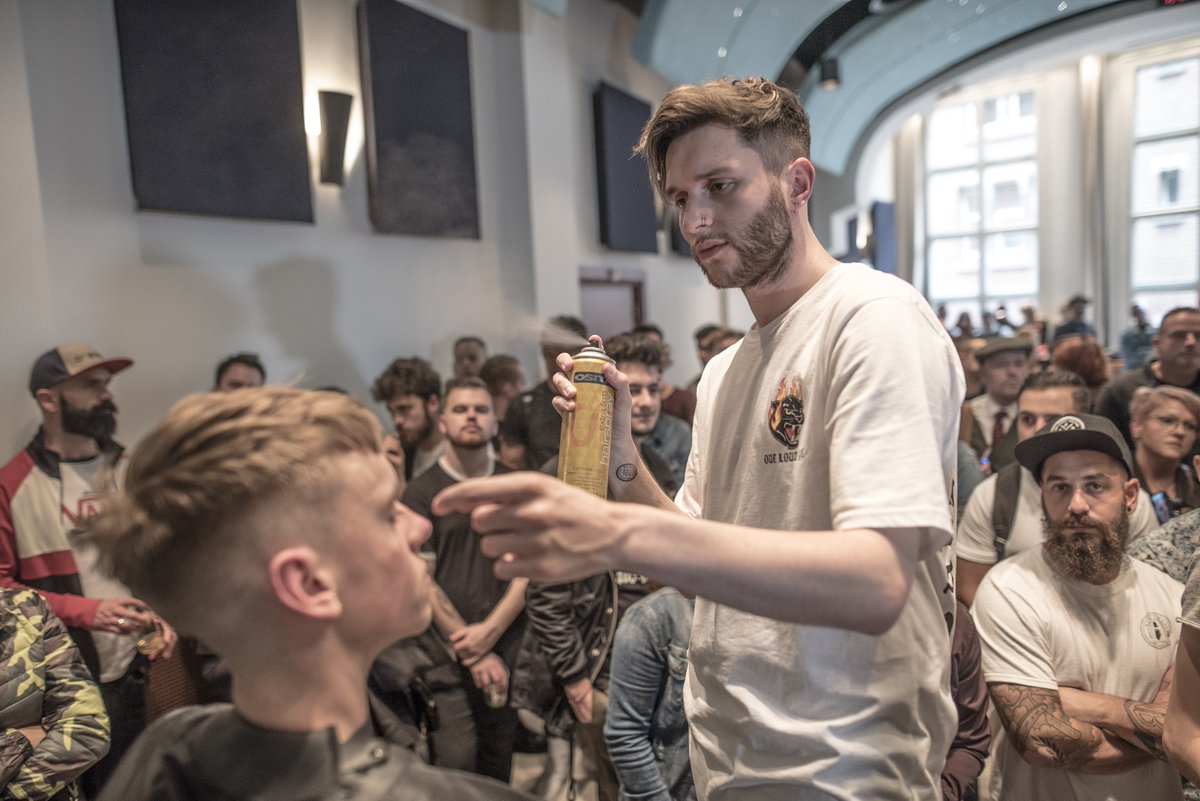 thebarberbash's tweet image. If in doubt spray &amp;amp; pout....  #GBBB #Amsterdam #TroutPout #MotherPukka