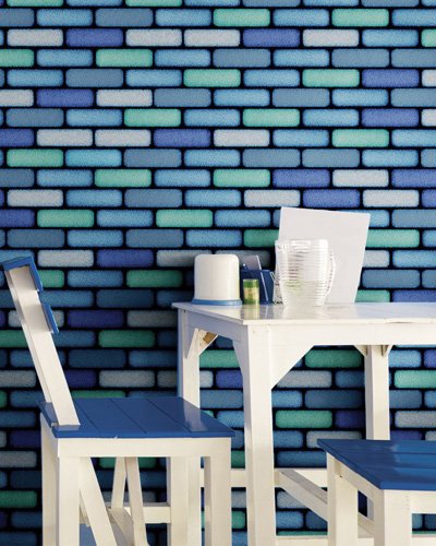 The_Habitus's tweet photo. Brique Tile in bold colors are a contemporary classic! New product at https://t.co/ngYc0i0Lce. #interiordesign #architecture #interiors https://t.co/AeZ6NrPbzX