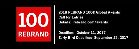 Show us what you've done! Enter 2018 REBRAND 100® Global Awards. First deadline Sept 27. Details bit.ly/2fw46yx #branding #cx #cmo