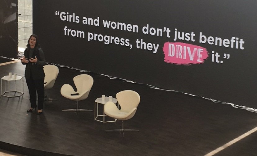 gatesfoundation's tweet photo. “None of us can move forward if half of us are held back.” - @MelindaGates #Goalkeepers2017 https://t.co/USstSnyToO