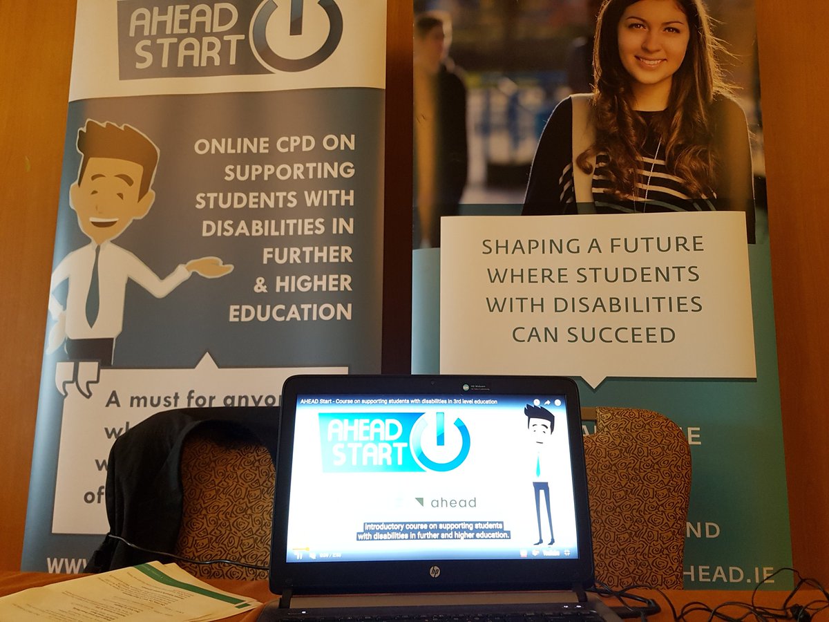 dararyder's tweet photo. At @ETBIreland conference today in @LyrathEstate representing @aheadireland. Here to tell the FE world all about our #AHEADstart CPD course! https://t.co/Za4N3GJRQf