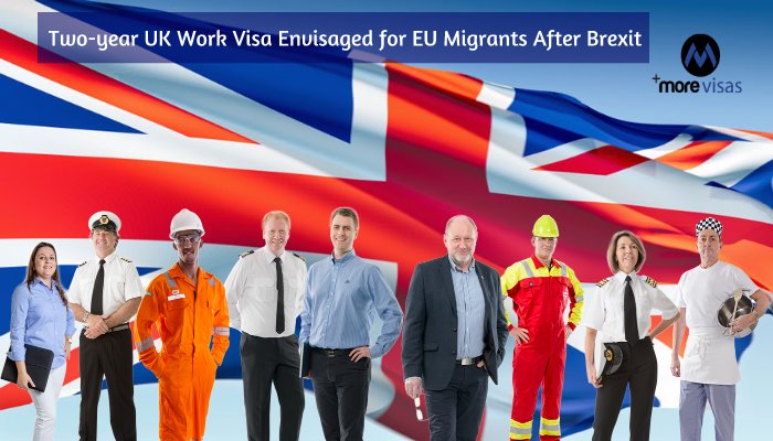 Morevisasin's tweet photo. Two-Year #UKWorkVisa Envisaged for EU Migrants After Brexit...https://t.co/Krq6ueRH24 #MoreVisas #UKVisa #UKImmigration #Brexit #MigratetoUK https://t.co/5pHzhNQpMR