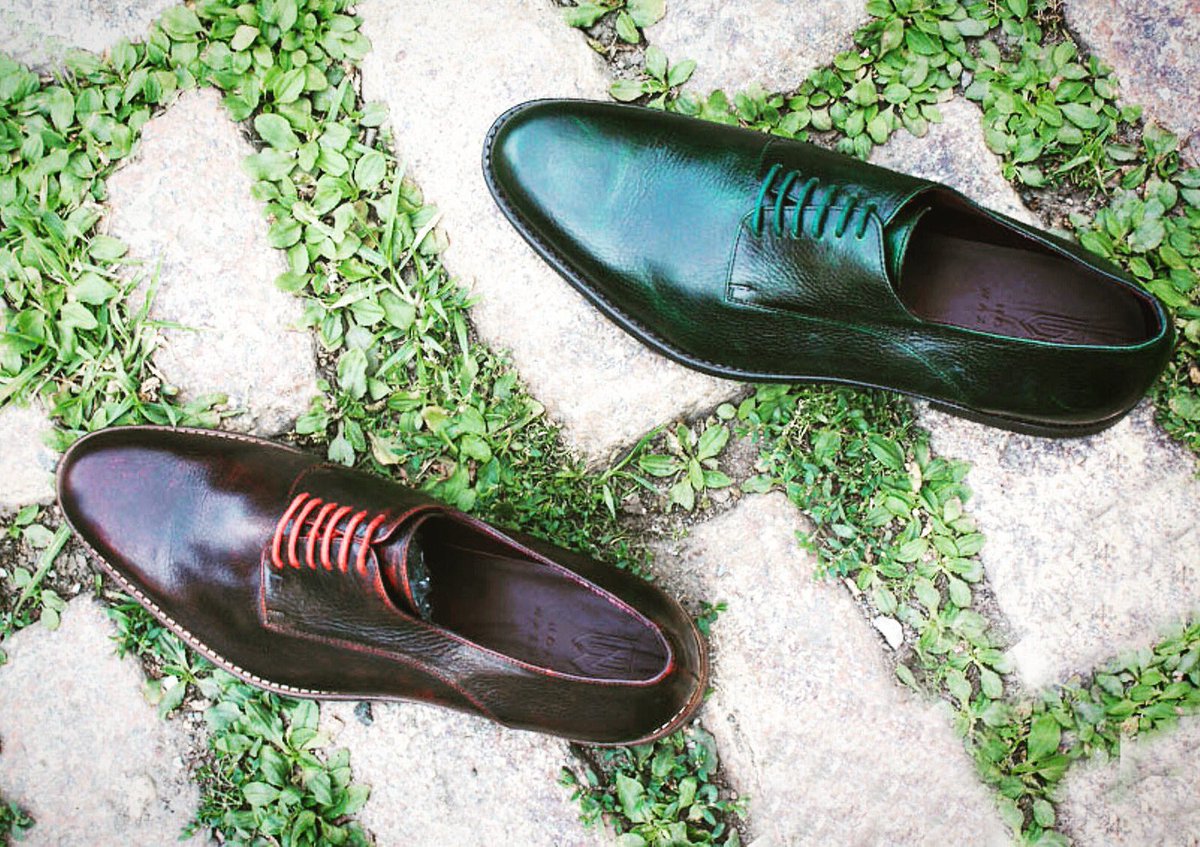 2 of my fav colors-oxblood &amp; black jade on our new YORK Blucher. In our #westvillage shop now &amp; noahwaxman.com