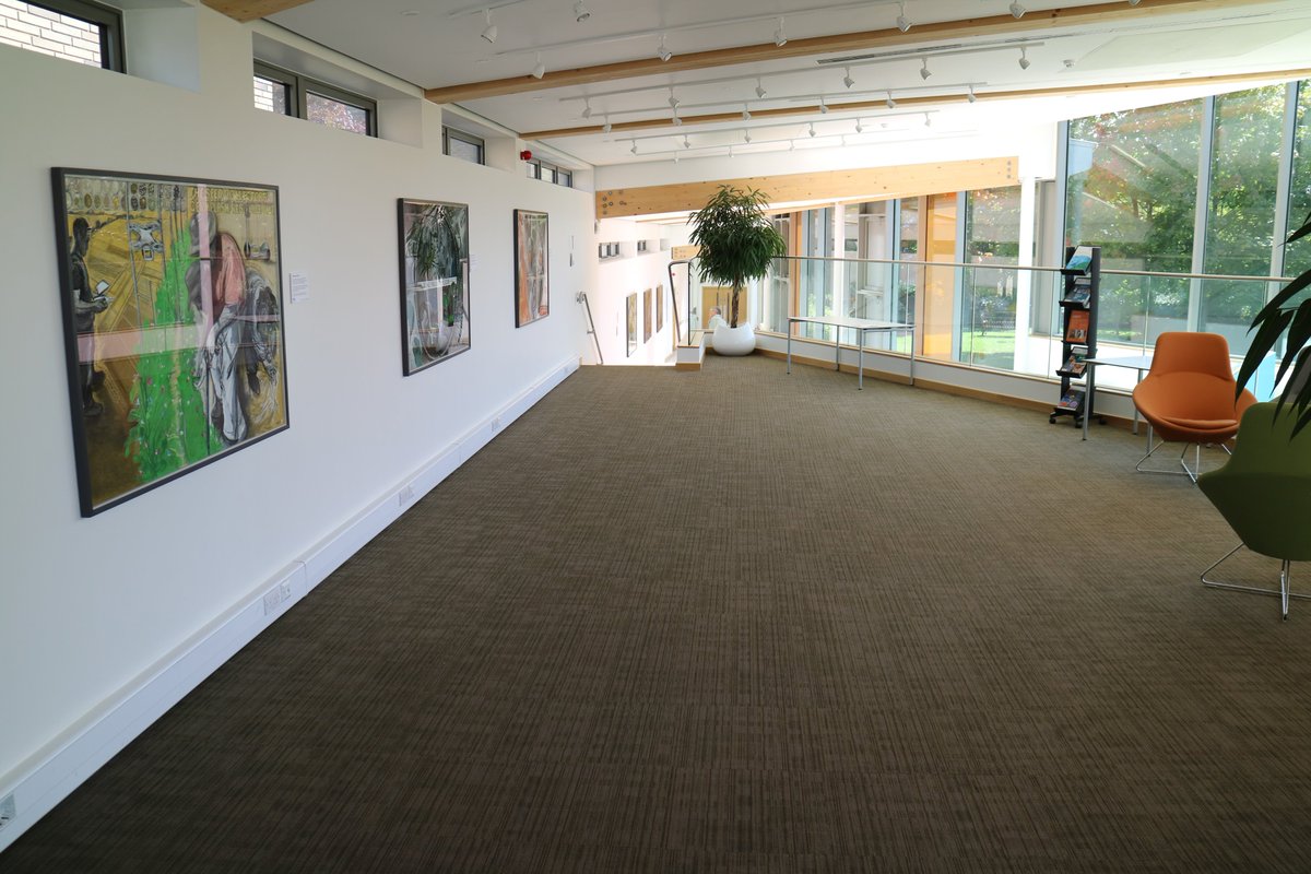 NorwichResearch's tweet photo. Delighted to have @MalcaSchotten’s artwork on display
@CentrumNorwich Commissioned by @JohnInnesCentre to commemorate its 50th
anniversary https://t.co/YcH0NRG4Tj