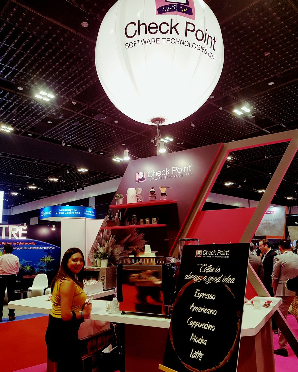 SearchElect's tweet photo. Yummy coffee is on the house!! @CheckPointSW @SICWSG #SICW2017 #cybersecurity #tech #GovWare2017 #govware https://t.co/gKGHmFUWK9