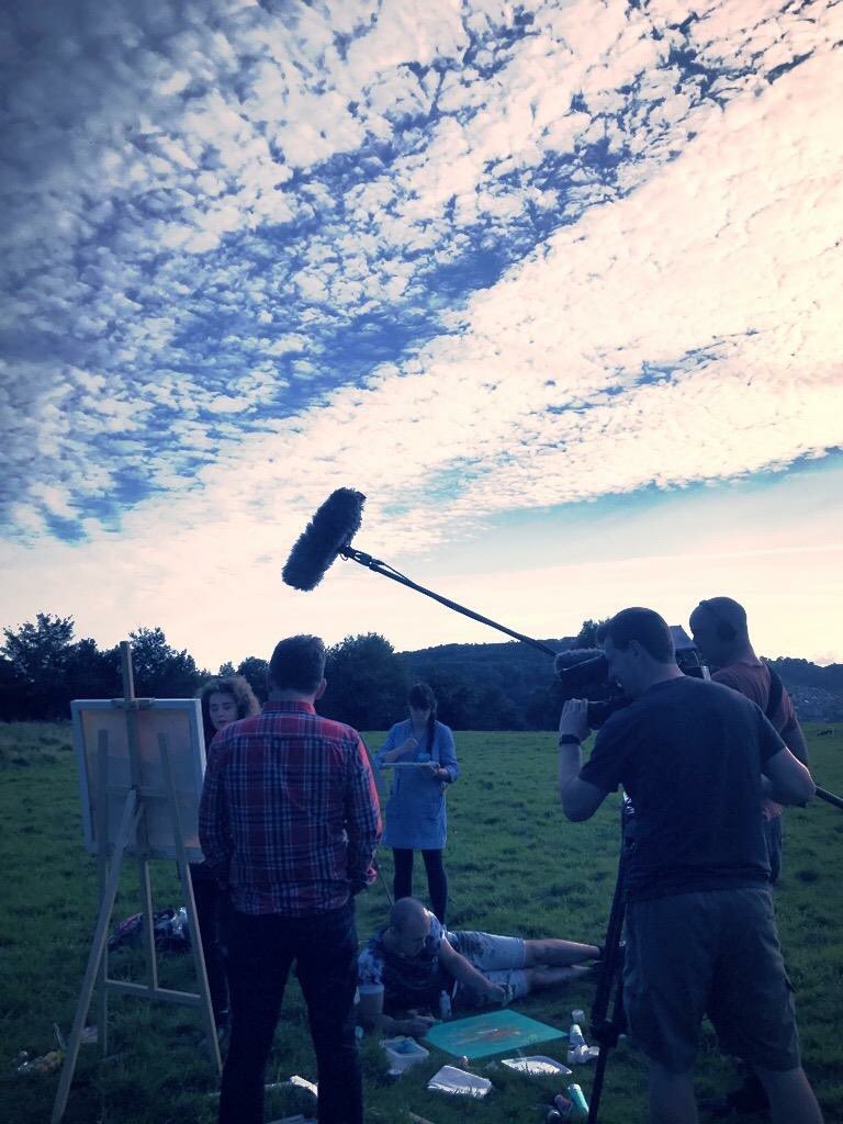 Such a fun afternoon yesterday filming for <a href="/BBCSoP/">BBC Songs of Praise</a> in Pontypridd with the truly lovely <a href="/JBGill/">JB Gill</a> #breadofheaven #autumnsun #blessedwiththebest