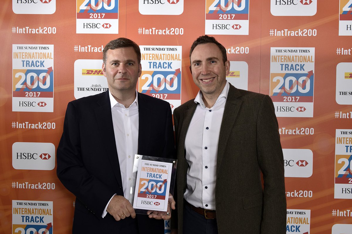 ViadexGlobal's tweet photo. Last night we attended the 8th annual Sunday Times HSBC International Track 200 dinner to collect our award for a stellar year #intTrack200 https://t.co/jYQkV3EkkB