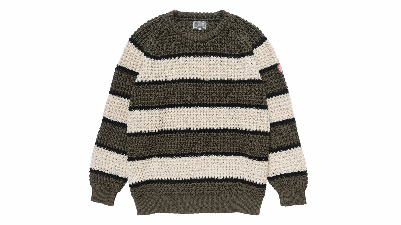 【C.E / シーイー】STRIPE LOOSE WAFFLE KNIT