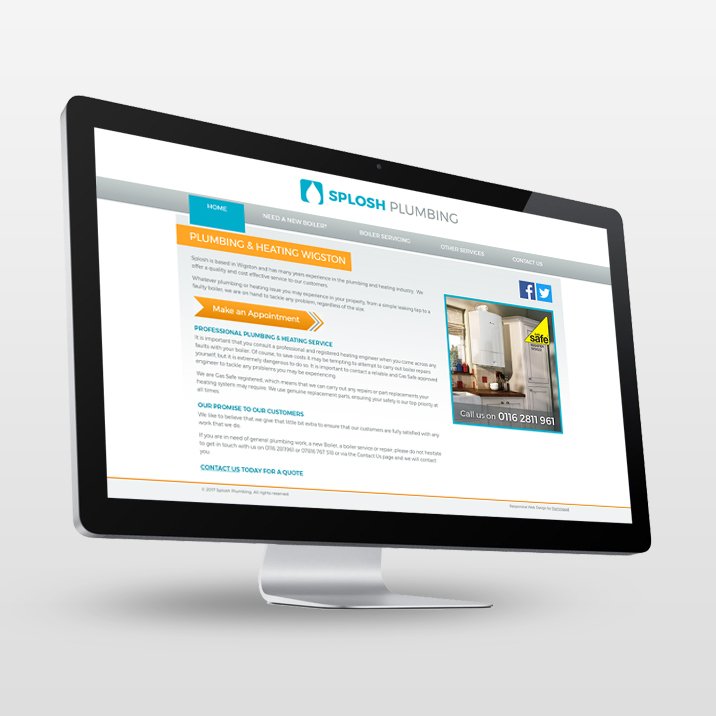 flamingoatltd's tweet photo. New responsive website designed &amp; built for Splosh Plumbing Wigston: https://t.co/HjG5Ze54lc #plumberwebsite #plumberwigston https://t.co/aaK0MKjW5u