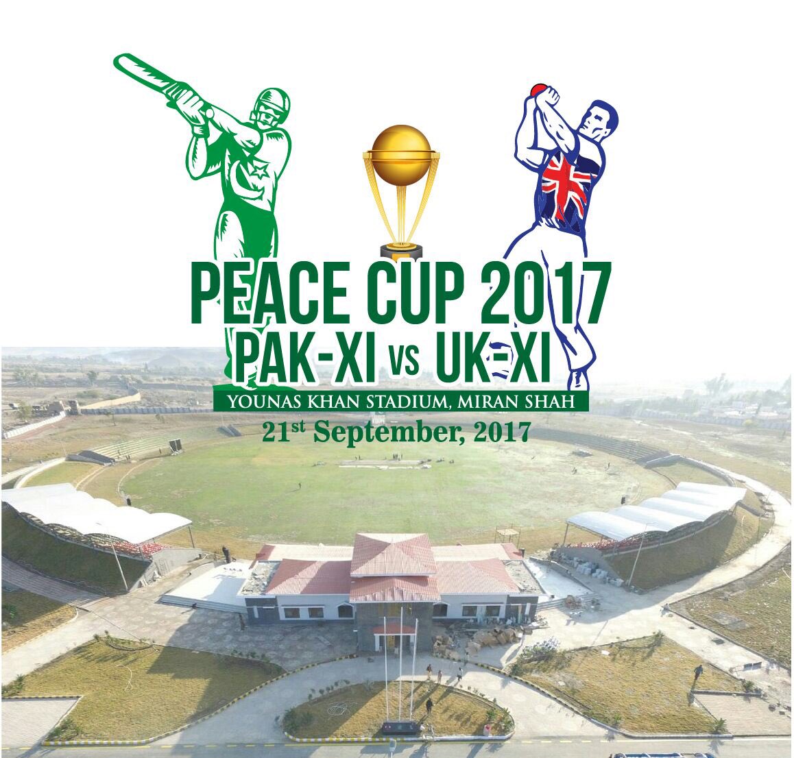 Cricket in NWA. Pak XI plays UK Media XI on 21 Sep 17. Live telecast from Miranshah. Peace & prosperity is our destiny. 
#PeacefulPakistan🇵🇰