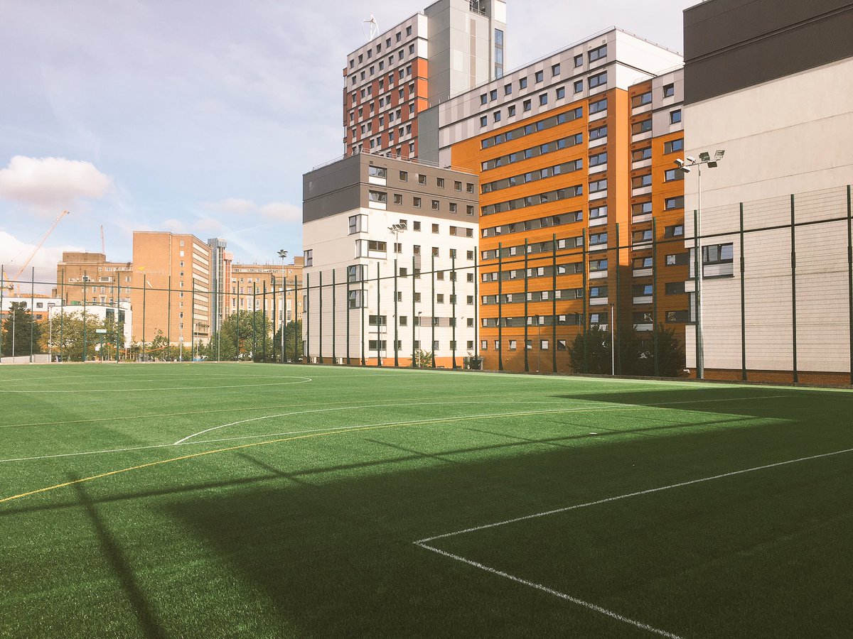 SL_Consult's tweet photo. On Monday Aston University's upgraded rooftop pitch was handed back for use! Superb facility! @Agripower @SPORTSLABSLTD #spaca #rooftop https://t.co/cSnGyfxB0d