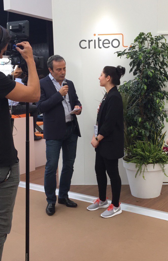 Aujourd'hui sur #ParisRetailWeek, nous avons répondu en direct aux questions de LSA sur le #VibrantFuture de Criteo!