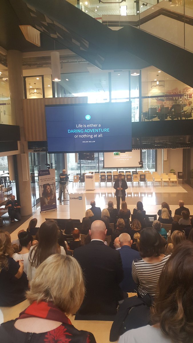 MaryLizTrant1's tweet image. Fascinating address by Kevin Delaney LinkedIn Learning and Development VP at 3rd annual AmCham Learning for Life Conference #learningedge