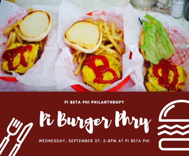 Pi 🍔🍟 is upon us!! Come out September 27th! It's $8 to eat