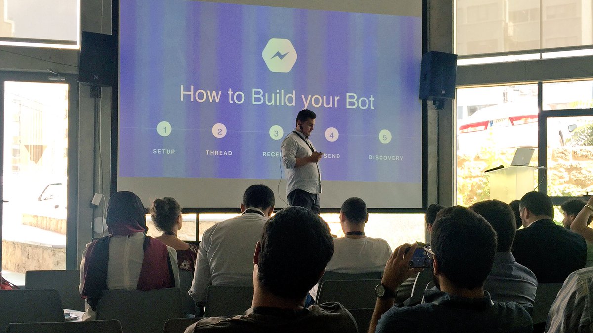 speedacceleratr's tweet image. Learning how to build a bot at #FacebookforDevelopers event at #BDD! #tech #develop #bot #chatbot #facebook #workshop #startup #speedlebanon