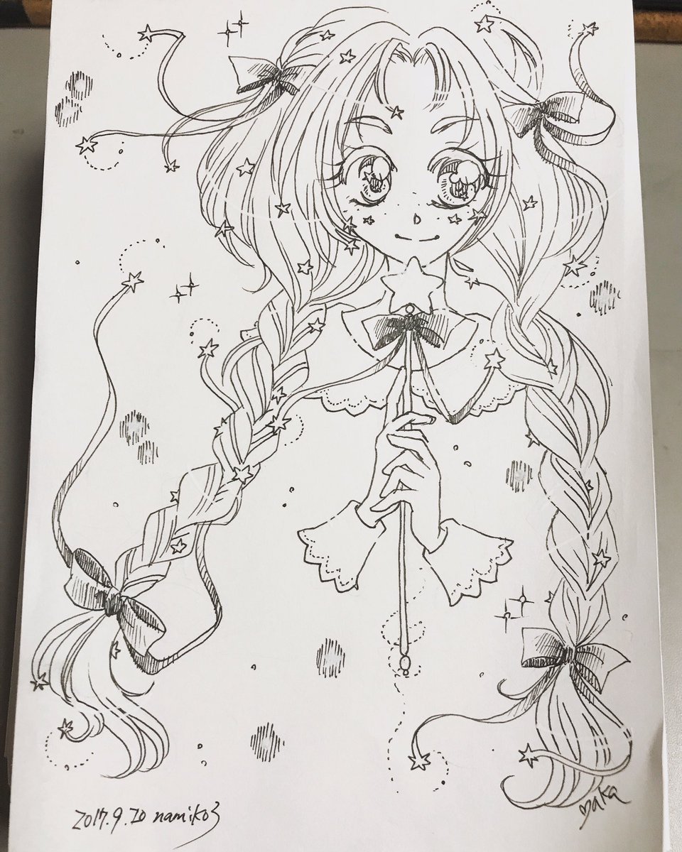 對馬有香 おさんぽねるね展 8 1 手汗が凄いので薄い紙だとすぐに丸まる コミティアのサークルカットシリーズにしてみた 一日一絵 イラスト 絵描き人 イラストの森 創作の狼煙 絵の島