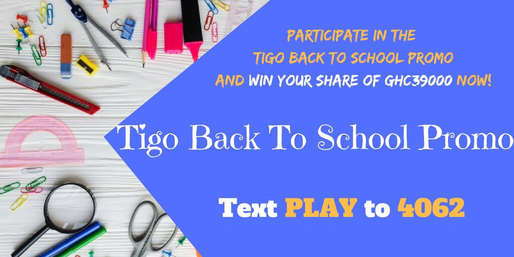 ElCutoC's tweet image. GHC 39000 as giveaway🎉🎉🎉💃🏽💃🏽💃🏽💃🏽.... all it takes is to text PLAY to 4062.  
It’s the Tigo Back To School Promo 😉