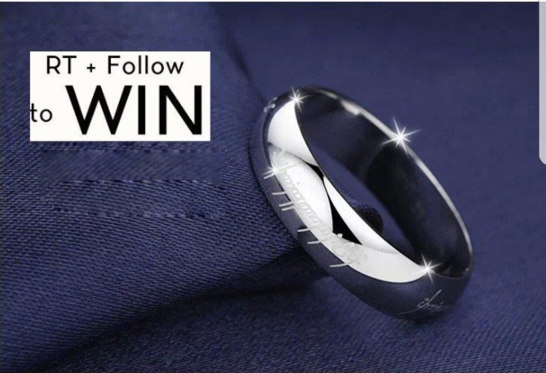 OharaJewellery's tweet image. #follow &amp;amp; #retweet to #Win a #lordoftherings Platinum Plated Ring! Size S #winner on 29th September! Good luck! #comp #giveaway #competition