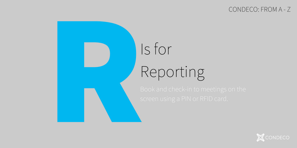 CondecoUK's tweet photo. R is for Reporting: https://t.co/tfjycOICGi #MeetingRoomUtilisation #NoShows #RoomOccupancy https://t.co/SZnVX92uSH
