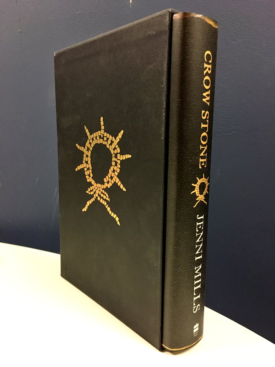 RT &amp; follow today for a chance to win an exclusive signed &amp; numbered slipcase edition of Crow Stone by Jenni Mills! #GB18