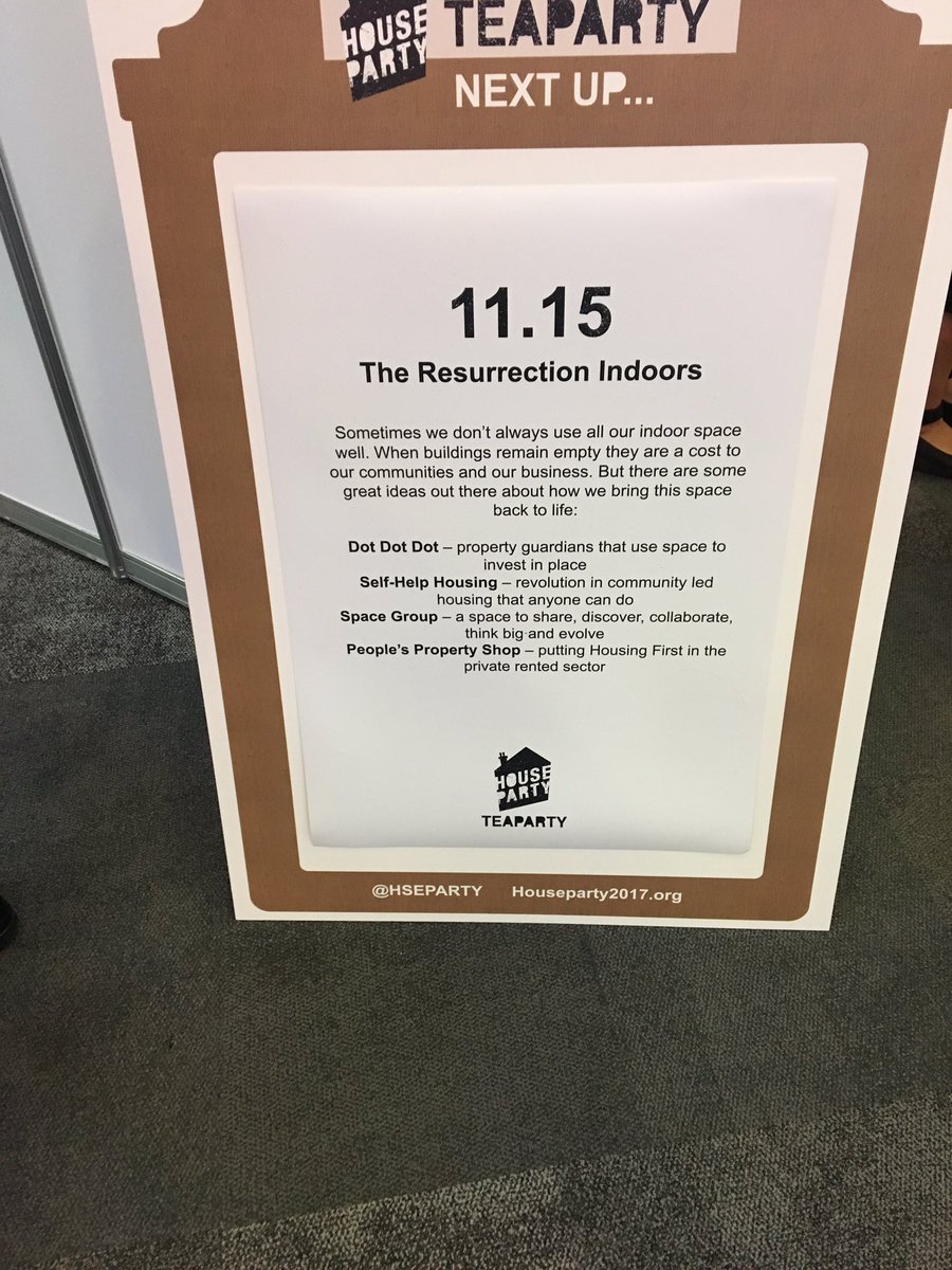 HseParty's tweet photo. Are you ready for the resurrection.... of indoor space that it! Come join @3dotproperty @MissAmyVarle and others....#NatFed17 #HouseParty https://t.co/7pJ3g1tXp4