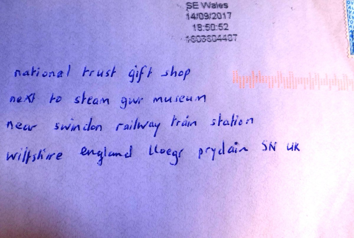 steam_museum's tweet image. @nationaltrust #NTShopSwindon we hope letter arrived safely! It reached STEAM so we carried out the #Lastleg #FirstClassDelivery @RoyalMail