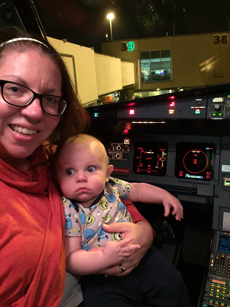 JoshontheBeach's tweet photo. @AmericanAir thank you #CaptPugh and #FOSeward #Nealon loved the extra touch for his #FirstFlight #FlyNWithNealon #FriendlySkies #NEPABound https://t.co/134YL5EsZk
