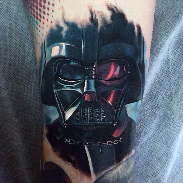 29 Darth Vader Helmet Tattoos And Designs