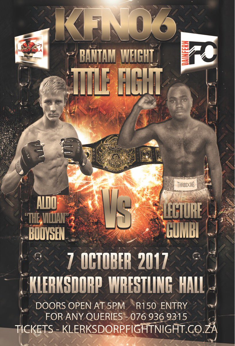 klerksdorpfight's tweet image. 