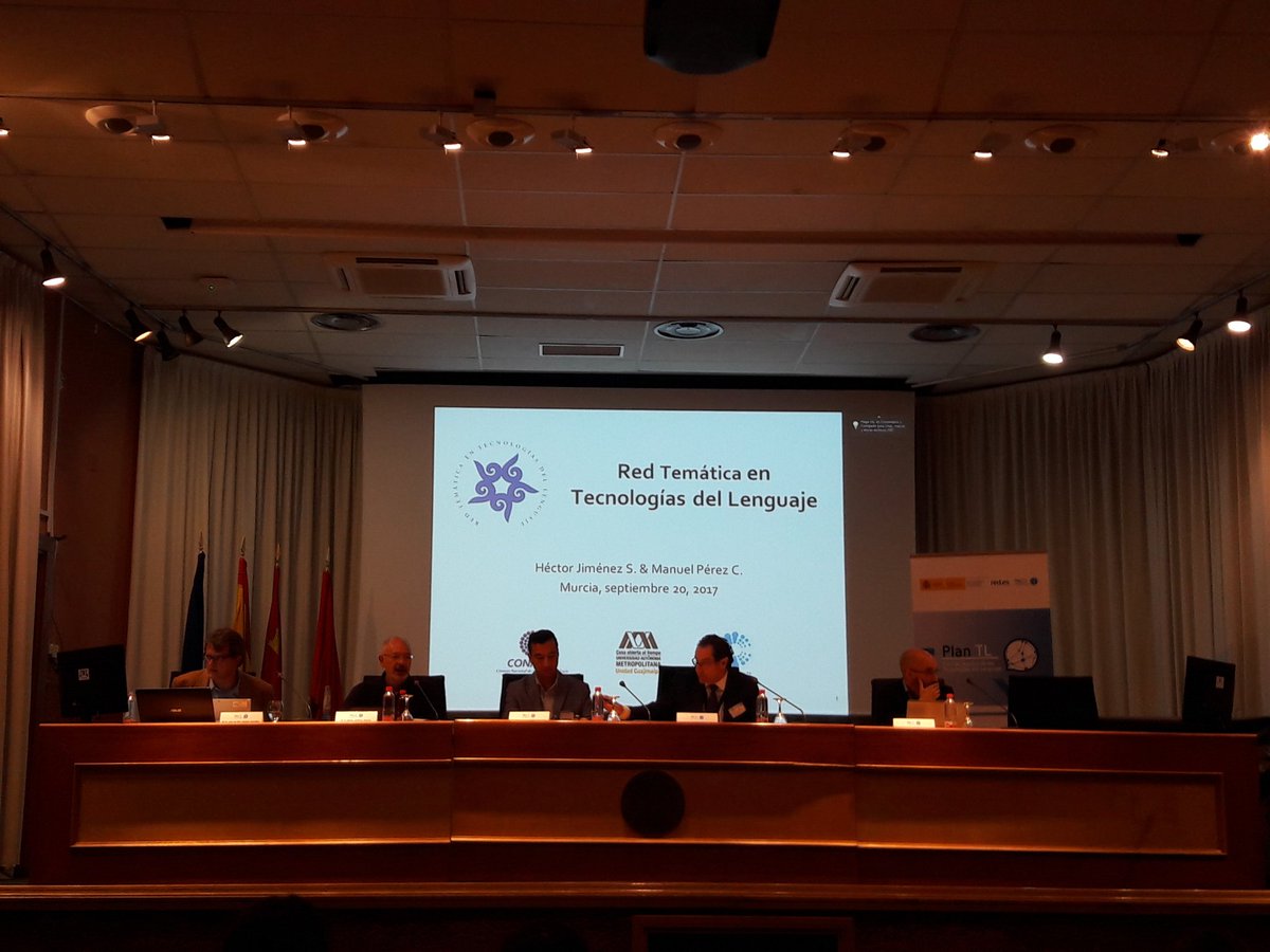 FerdotSV's tweet photo. Participación de @RedTTL en la Jornada debate sobre aplicaciones de las Tecnologías del Lenguahe #sepln2017 @sepln https://t.co/cnHUvQFh5r
