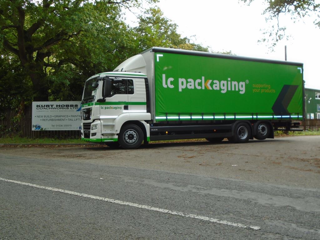 Another KHC quality curtain side body built by our dedicated team leaving its birth place, this time built onto MAN chassis cab #kurthobbs