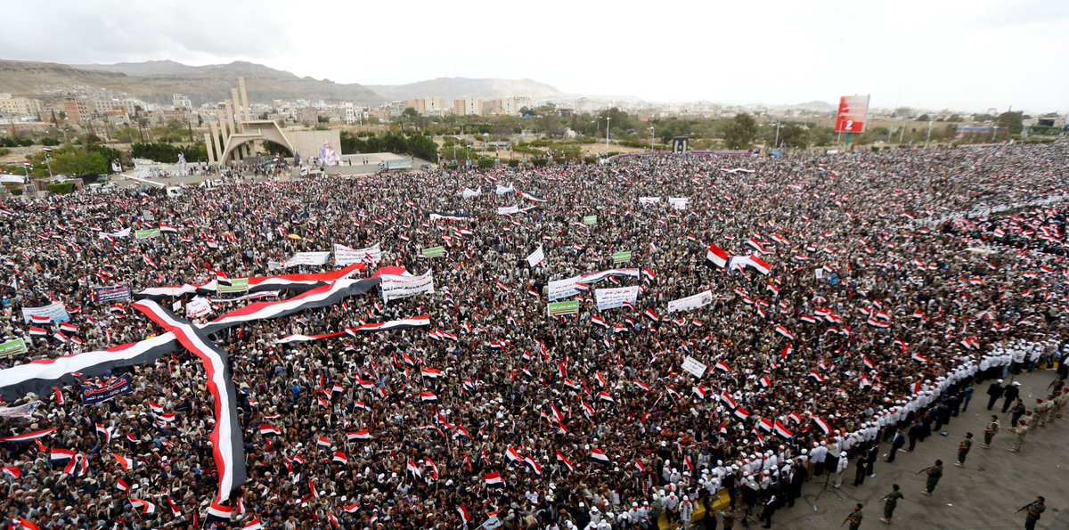 #شهد_التاريخ_وسيشهد أن #ثورة_٢١سبتمبر أخرجت اليمن من هيمنة الوصاية الأمريكية ، ليكون الشعب هو الوصي على نفسه .
#سبتمبر_ثورة_في_وجه_العدوان