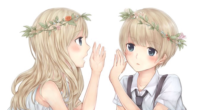 ペア画のtwitterイラスト検索結果 古い順