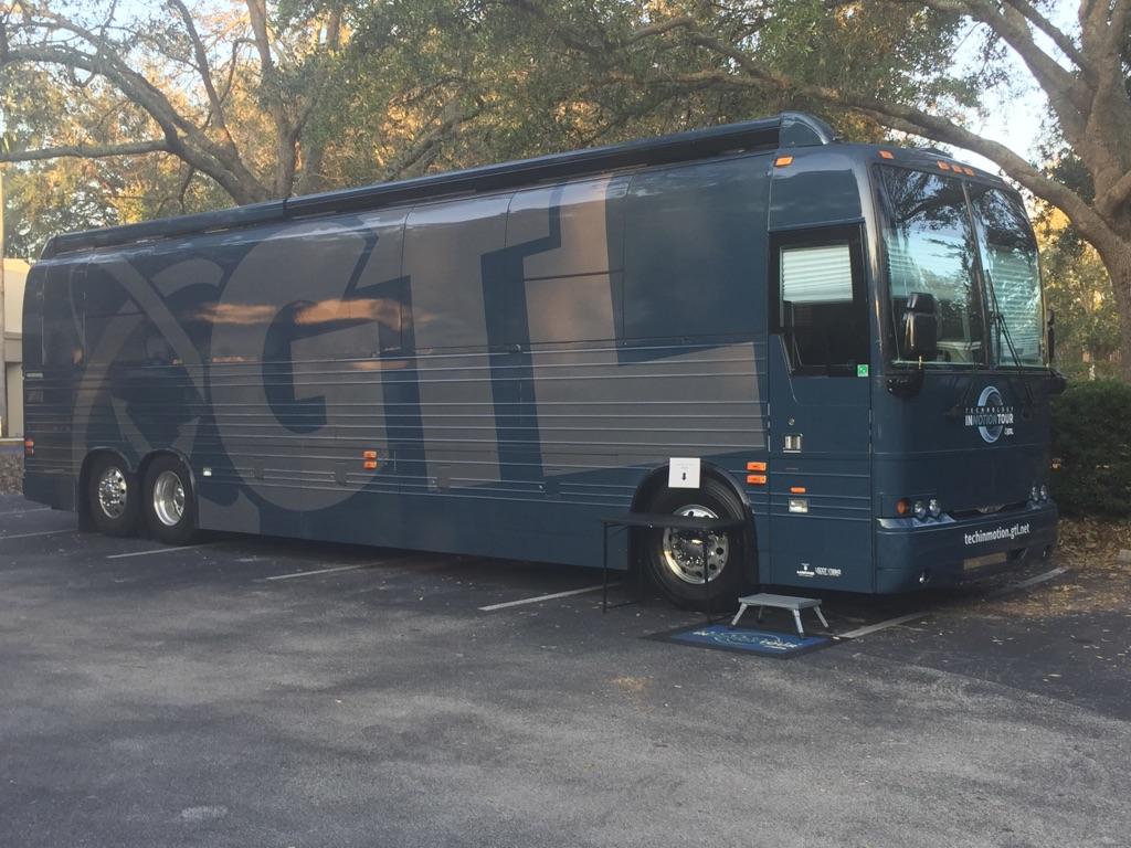 ViaPathTech's tweet photo. Day 2 of GTL's 2017 User Group is a record breaker with more customers in attendance ever! #GTLTechTour #TIM bus is here in sunny Orlando FL https://t.co/tG3NE1iynN