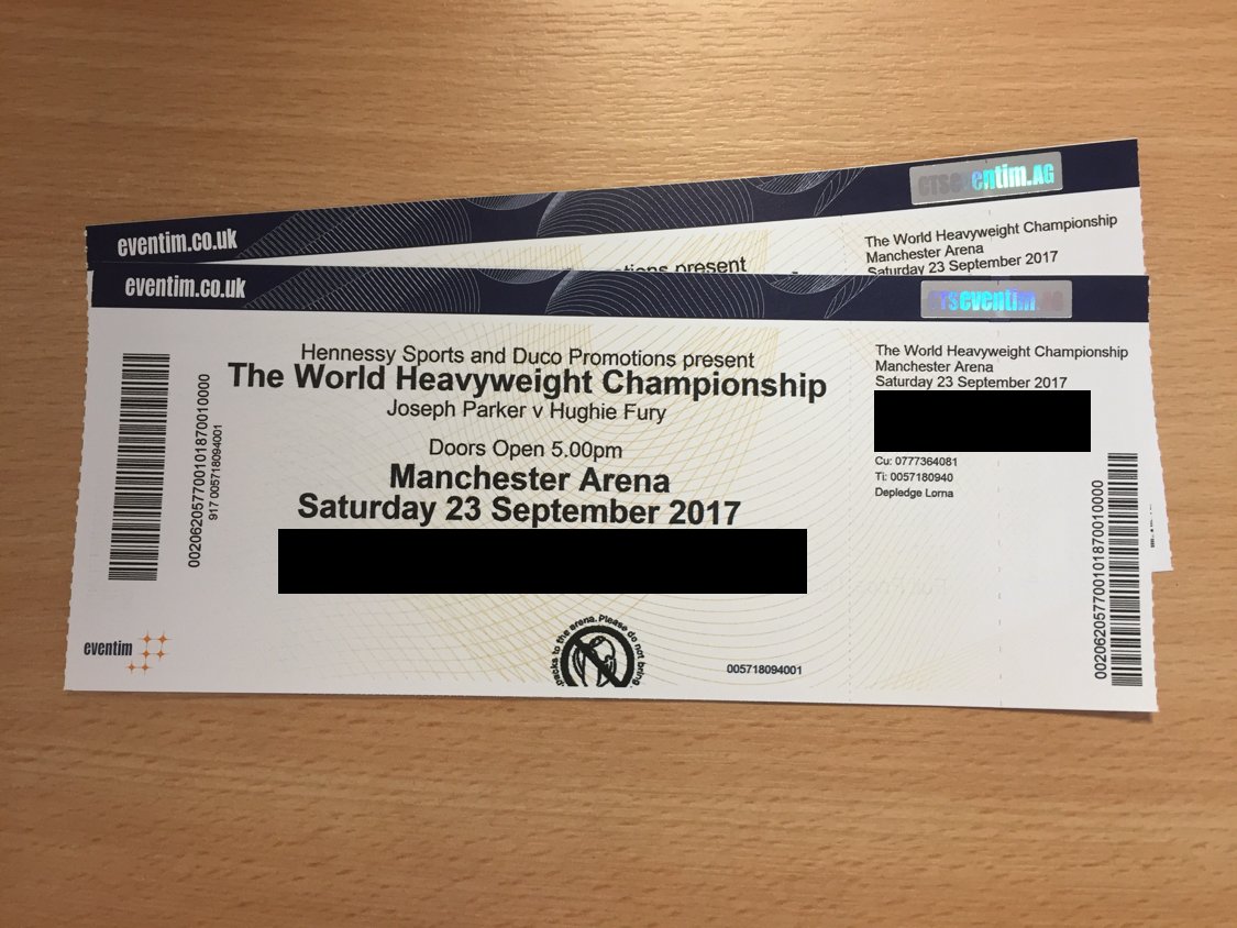 🔁 and Follow for a chance to win two tickets to Joseph Parker vs Hughie Fury...

#ParkerFury
