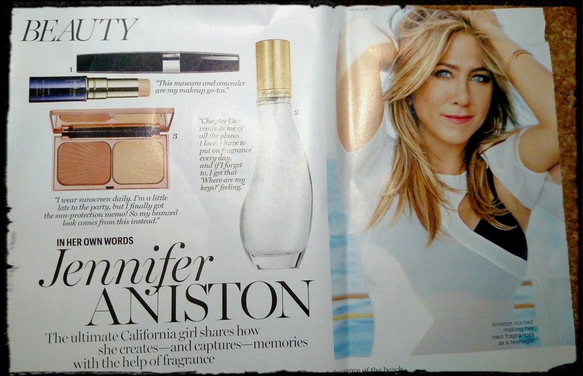 jennifer aniston perfume chapter one